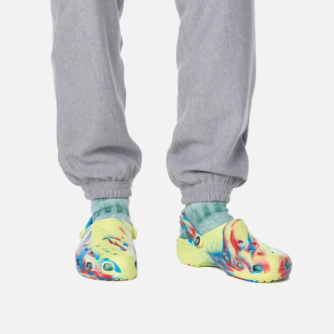 Crocs Сандалии Classic Marbled Clog