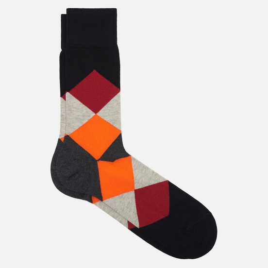 Носки Burlington Clyde Black/Red/Orange