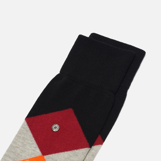 Носки Burlington Clyde Black/Red/Orange