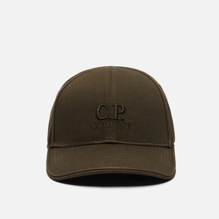 Кепка C.P. Company Cabardine Contrast, цвет оливковый
