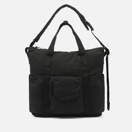 Сумка C.P. Company Twill Tote Garment Dyed, цвет чёрный