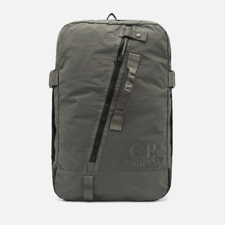 Рюкзак C.P. Company Plain Paper Touch Travel Logo, цвет серый