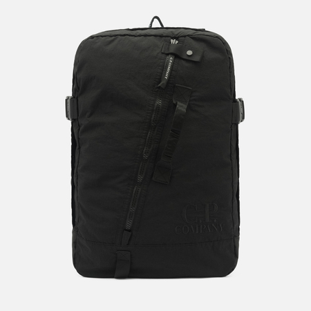Рюкзак C.P. Company Plain Paper Touch Travel Logo, цвет чёрный