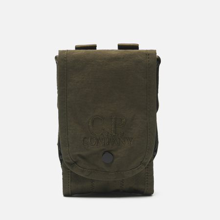 Сумка C.P. Company Plain Paper Touch Mixed Garment Dyed, цвет оливковый