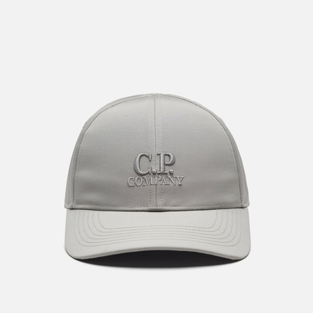 фото Кепка c.p. company chrome-r goggle embroidered, цвет серый, размер m