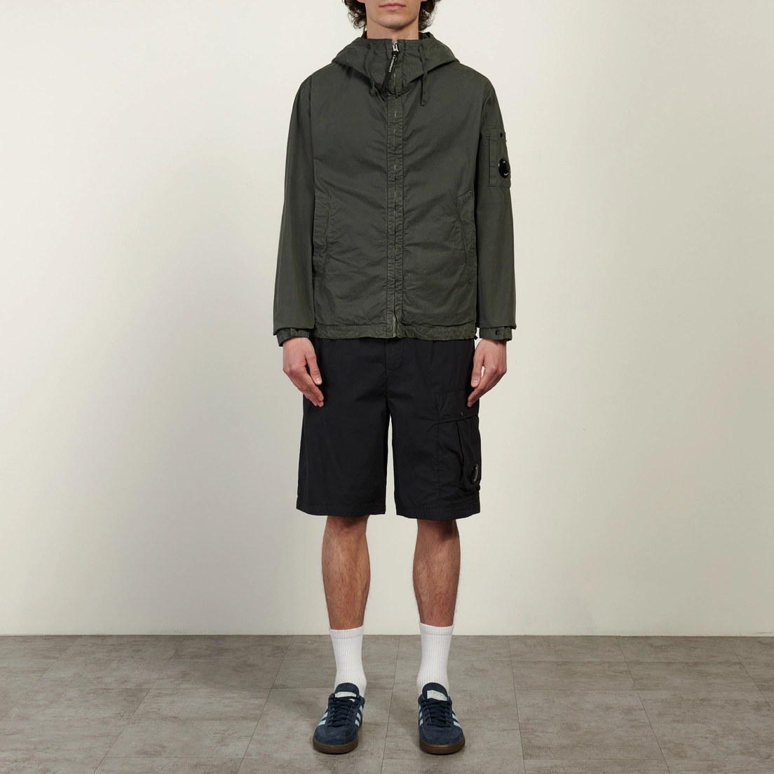 C.P. Company Мужские шорты 50 Fili Stretch Loose Lens Cargo