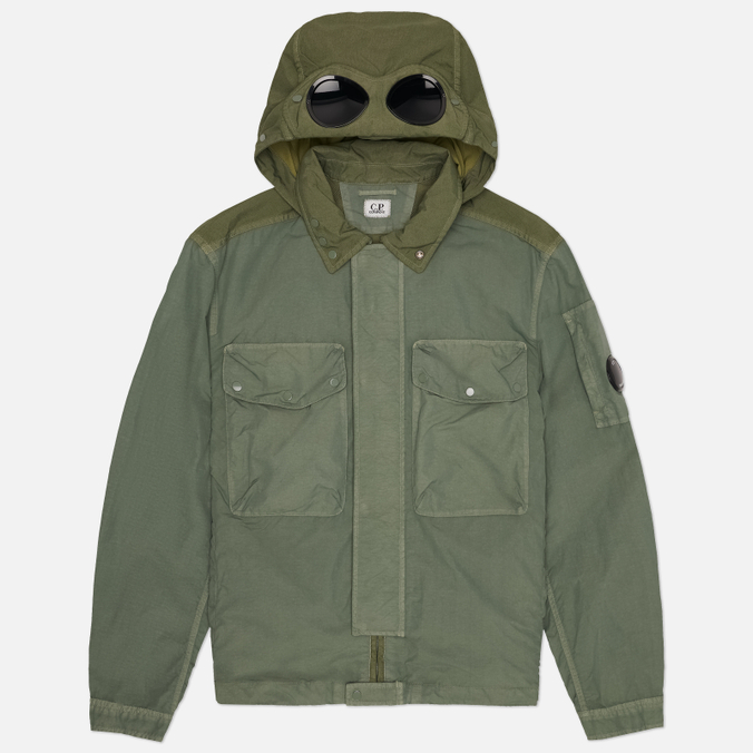Мужская рубашка C.P. Company Flatt Nylon Mixed Goggle Overshirt