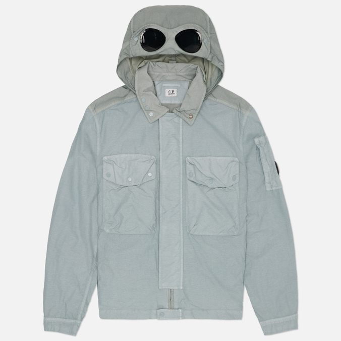 Мужская рубашка C.P. Company Flatt Nylon Mixed Goggle Overshirt