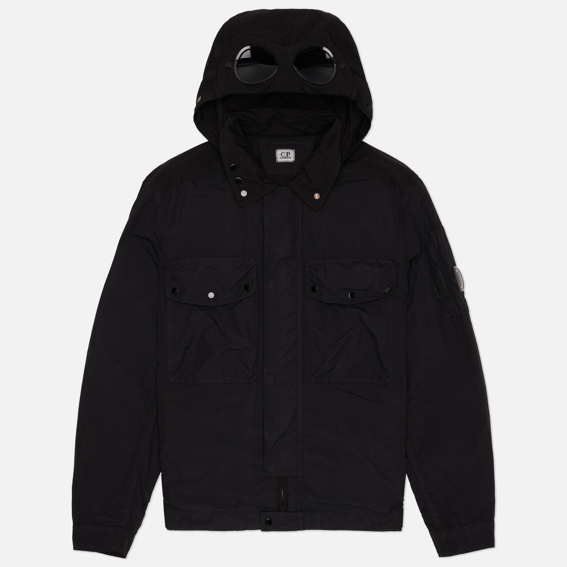 C.P. Company Мужская рубашка Flatt Nylon Mixed Goggle Overshirt