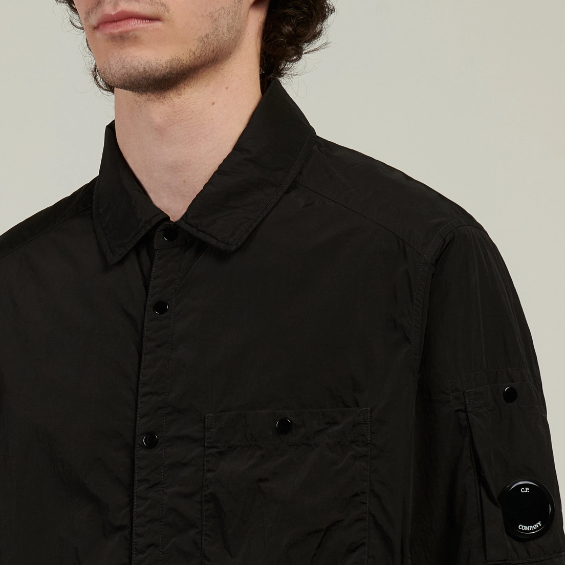 C.P. Company Мужская рубашка Chrome-R Padded Lens Overshirt