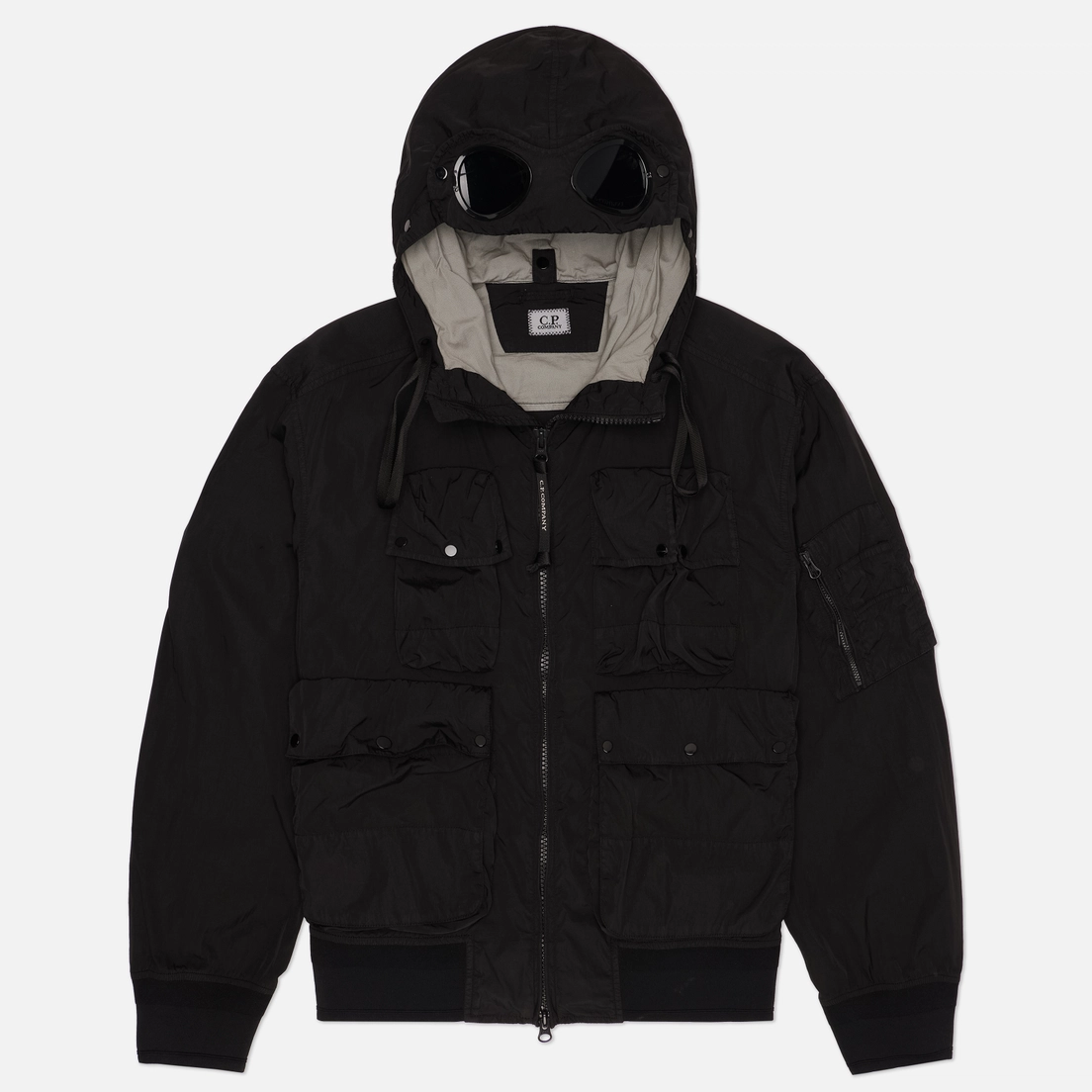 C.P. Company Мужская куртка ветровка Chrome-R Goggle Hooded