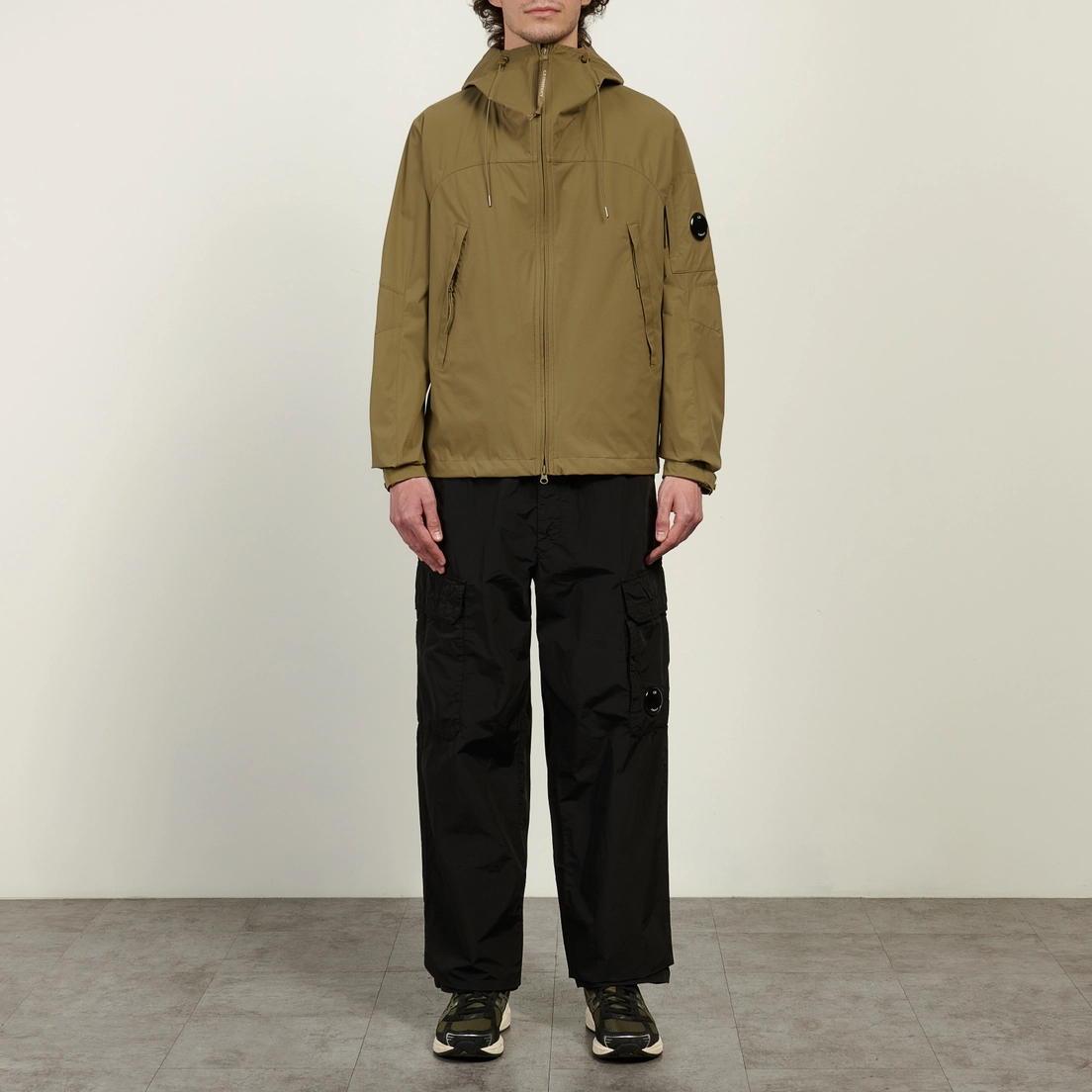 C.P. Company Мужская куртка ветровка Pro-Tek Hooded Lens