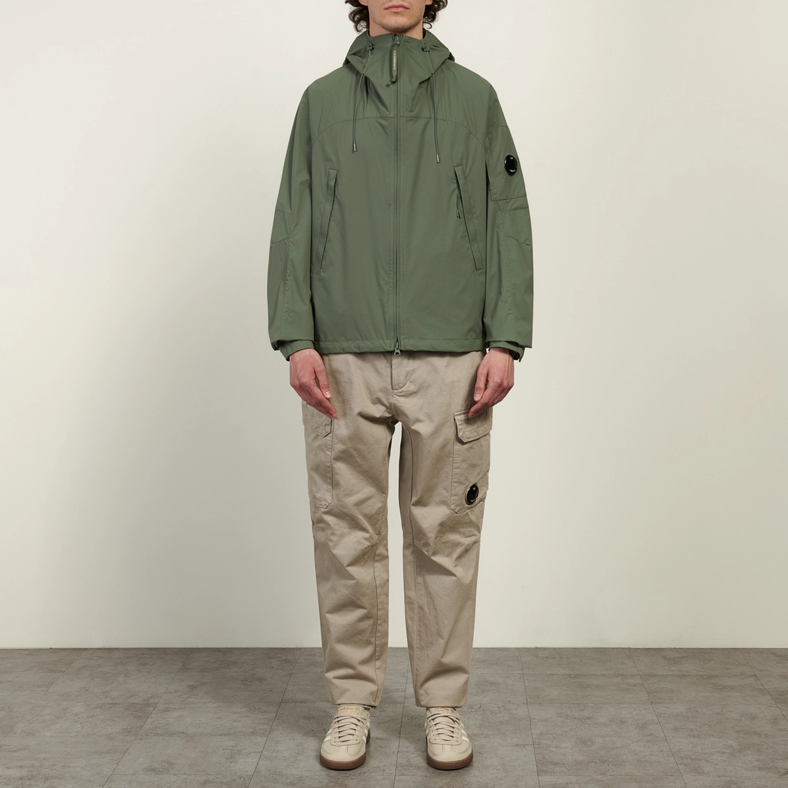 C.P. Company Мужская куртка ветровка Pro-Tek Hooded Lens