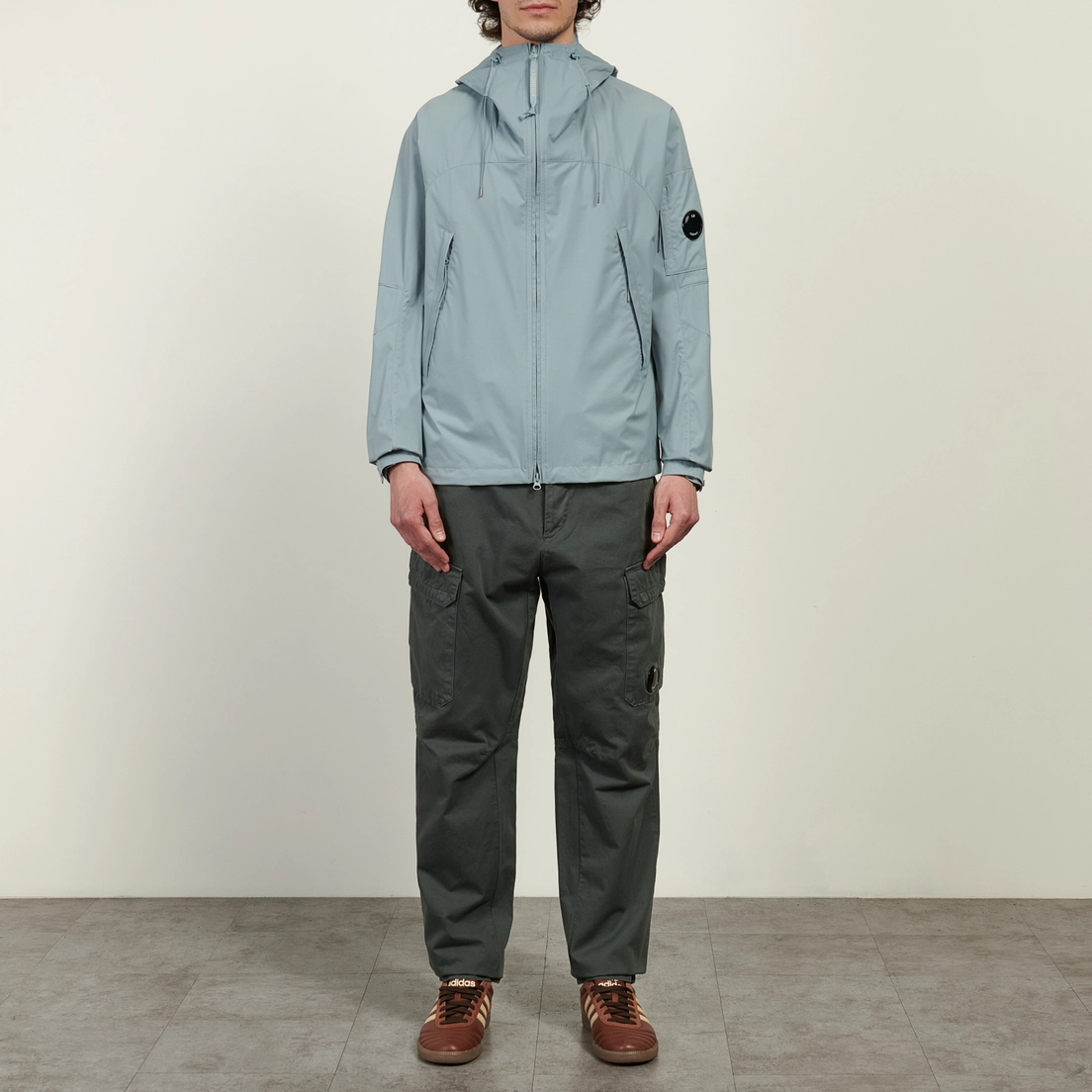 C.P. Company Мужская куртка ветровка Pro-Tek Hooded Lens