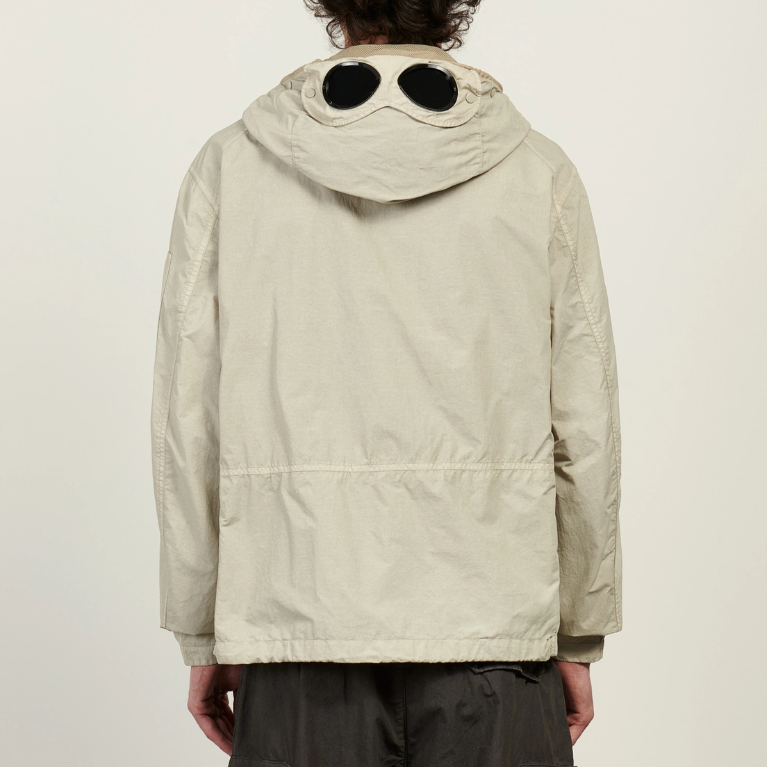C.P. Company Мужская куртка ветровка Flatt Nylon Goggle Hooded