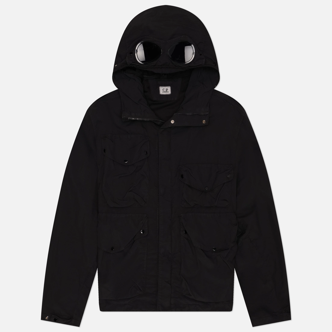 C.P. Company Мужская куртка ветровка Flatt Nylon Goggle Hooded