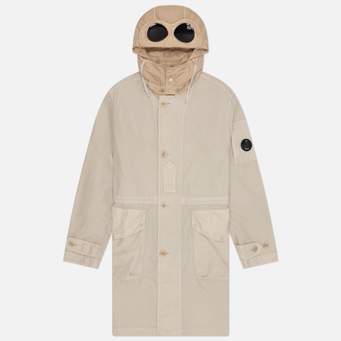 C.P. Company Мужская куртка парка Flatt Nylon Mixed Goggle