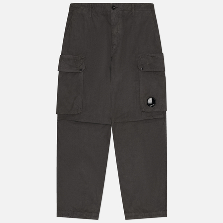 Мужские брюки C.P. Company Micro-Reps Boxy Cargo Lens, цвет серый, размер 48