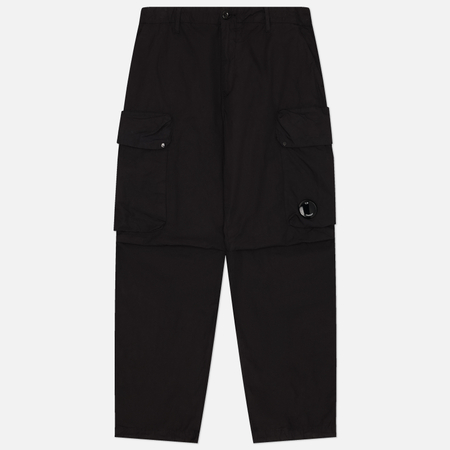 Мужские брюки C.P. Company Micro-Reps Boxy Cargo Lens, цвет чёрный, размер 52