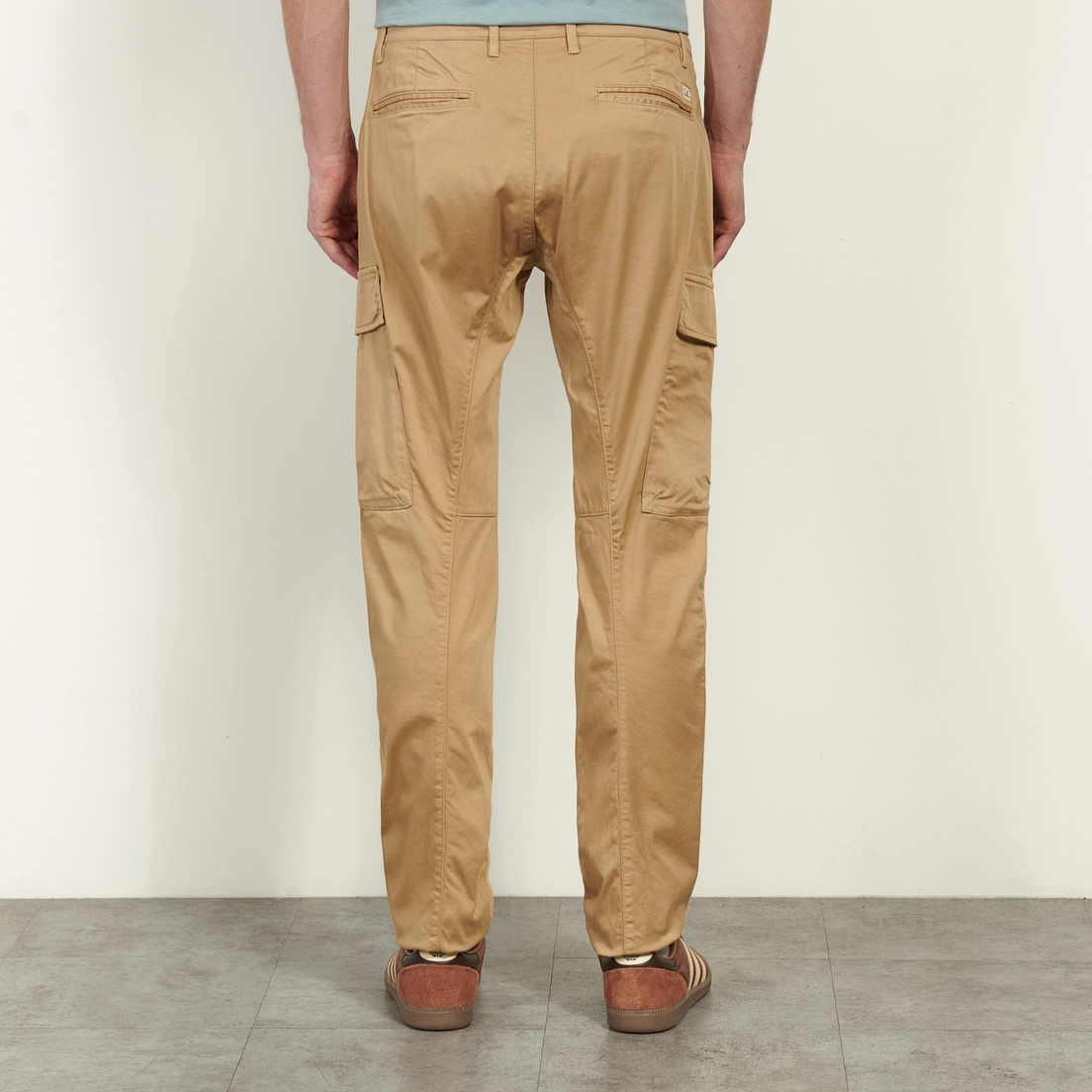 C.P. Company Мужские брюки Stretch Sateen Ergonomic Side Pockets Cargo 