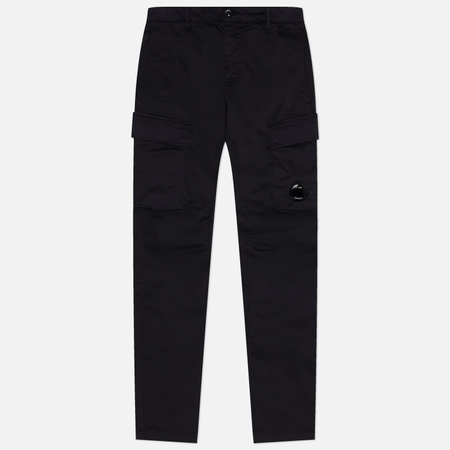 Мужские брюки C.P. Company Stretch Sateen Ergonomic Side Pockets Cargo , цвет синий, размер 46