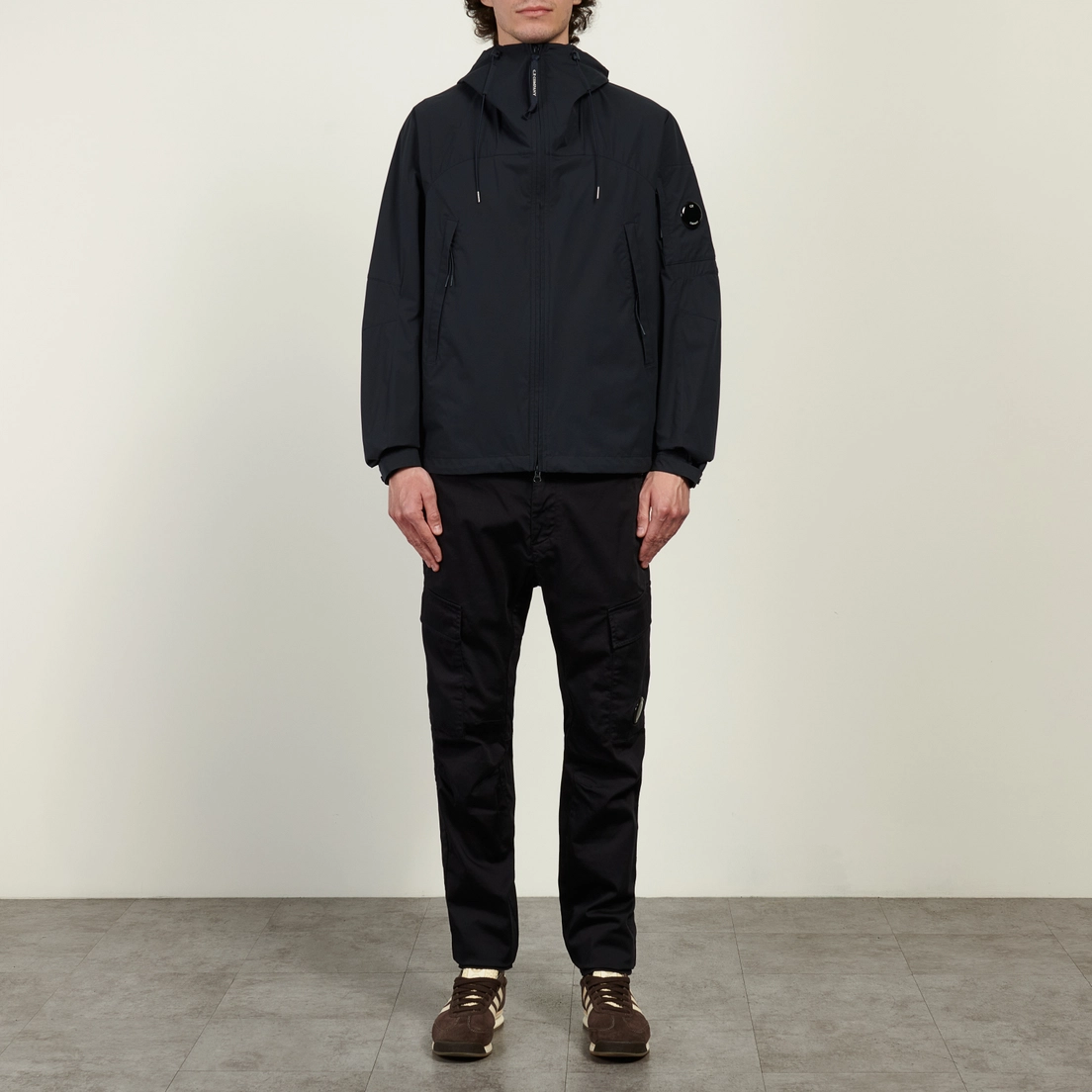 C.P. Company Мужские брюки Stretch Sateen Ergonomic Side Pockets Cargo 