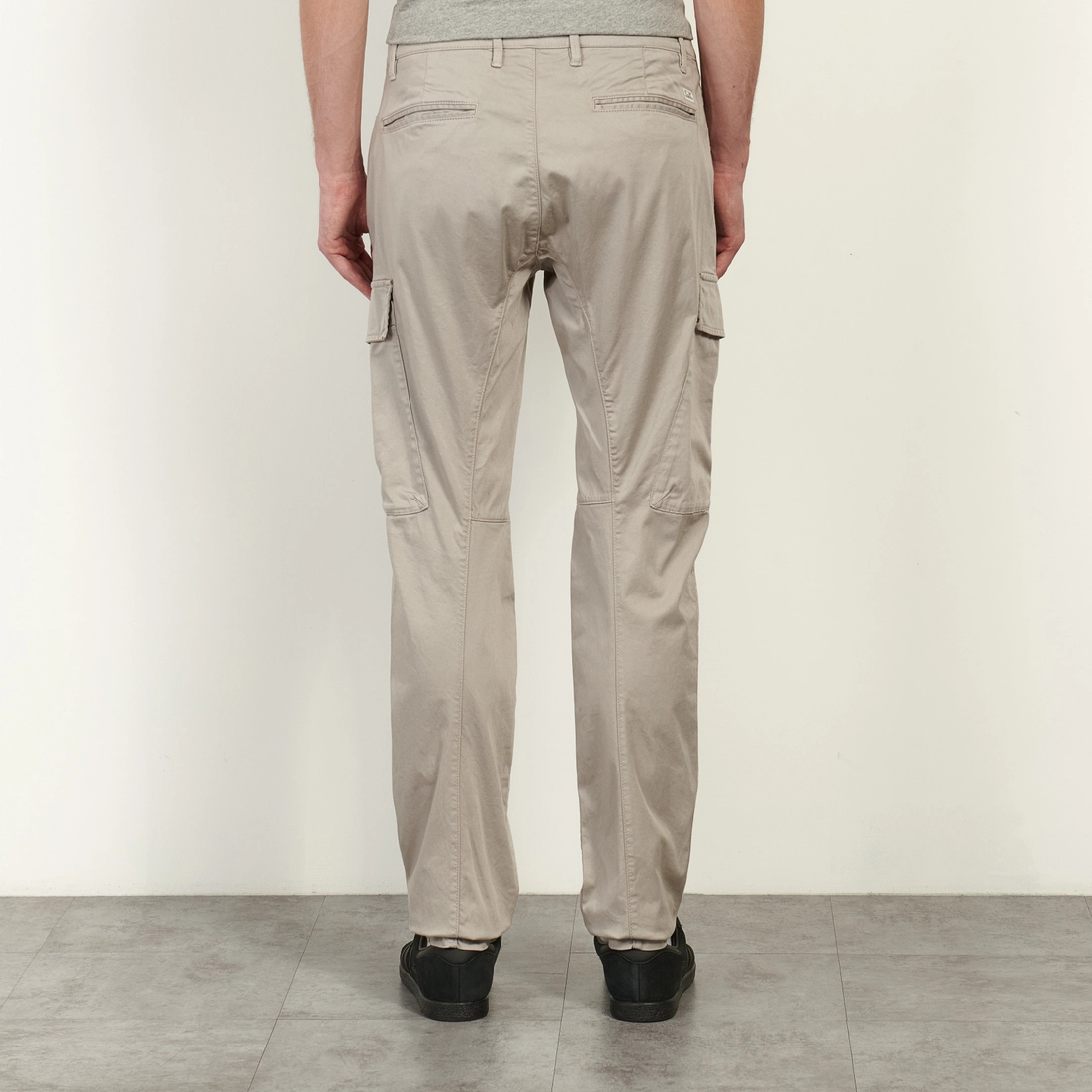 C.P. Company Мужские брюки Stretch Sateen Ergonomic Side Pockets Cargo 