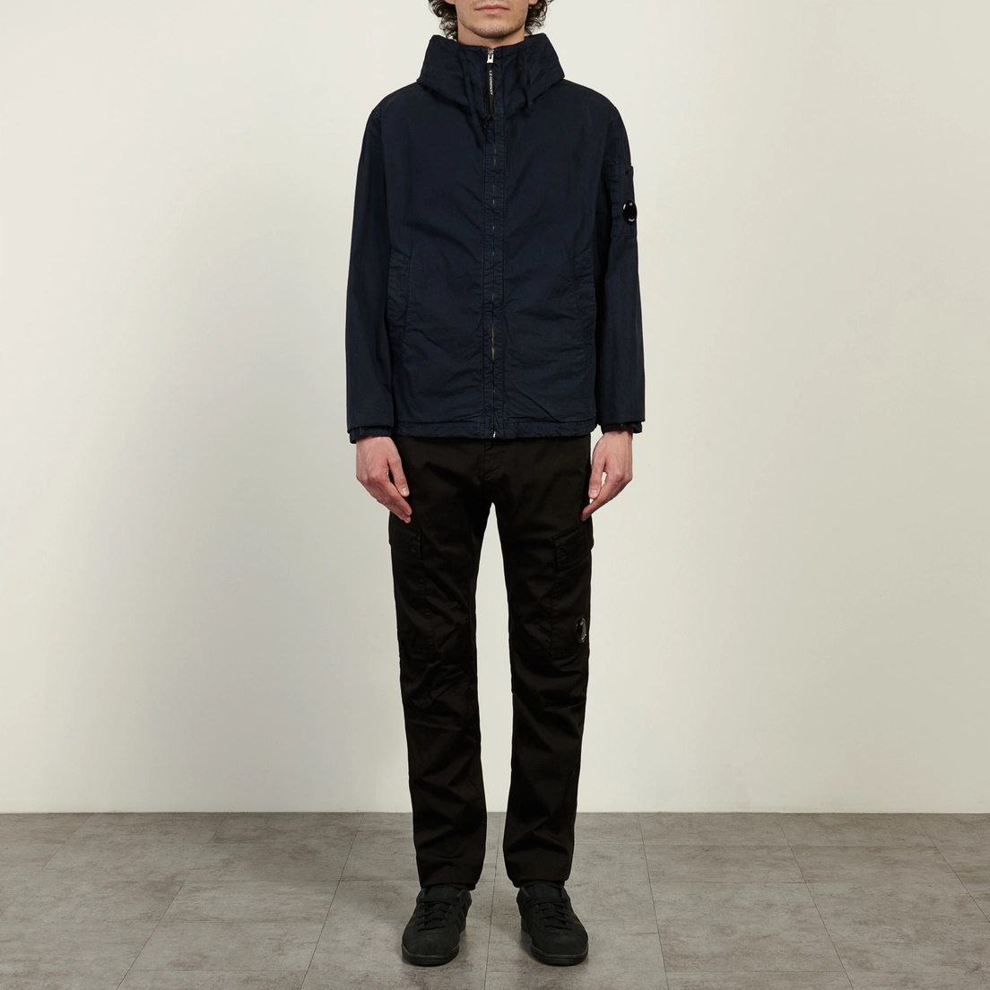 C.P. Company Мужские брюки Stretch Sateen Ergonomic Side Pockets Cargo 