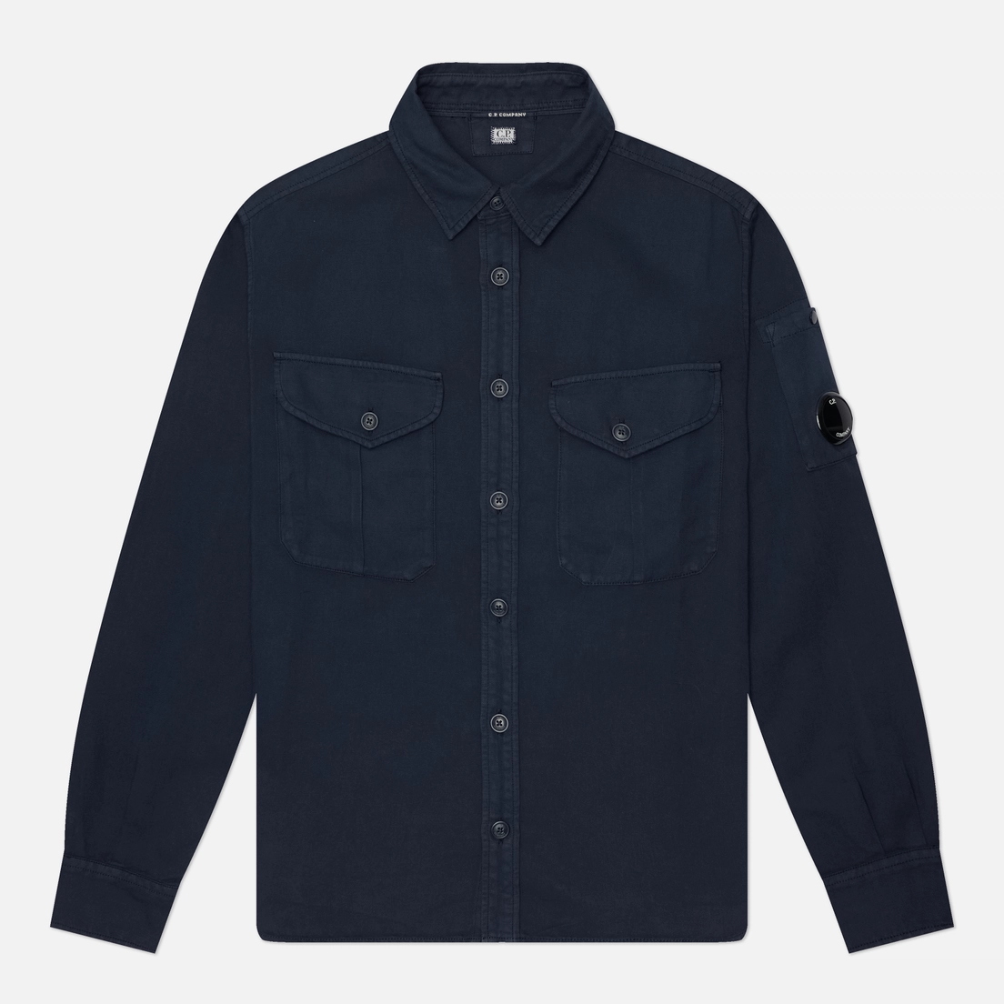 C.P. Company Мужская рубашка Cotton/Linen Button