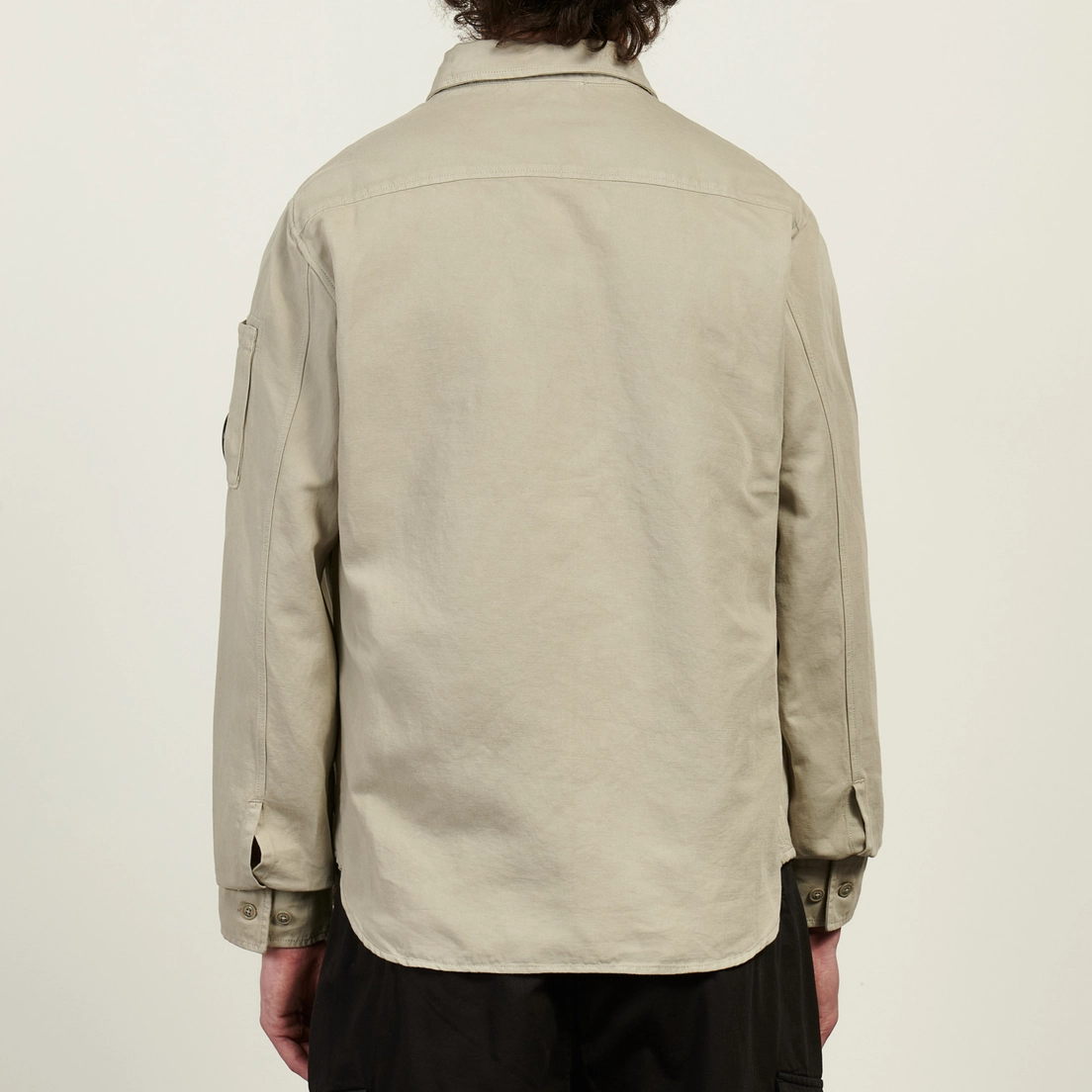 C.P. Company Мужская рубашка Cotton/Linen Button