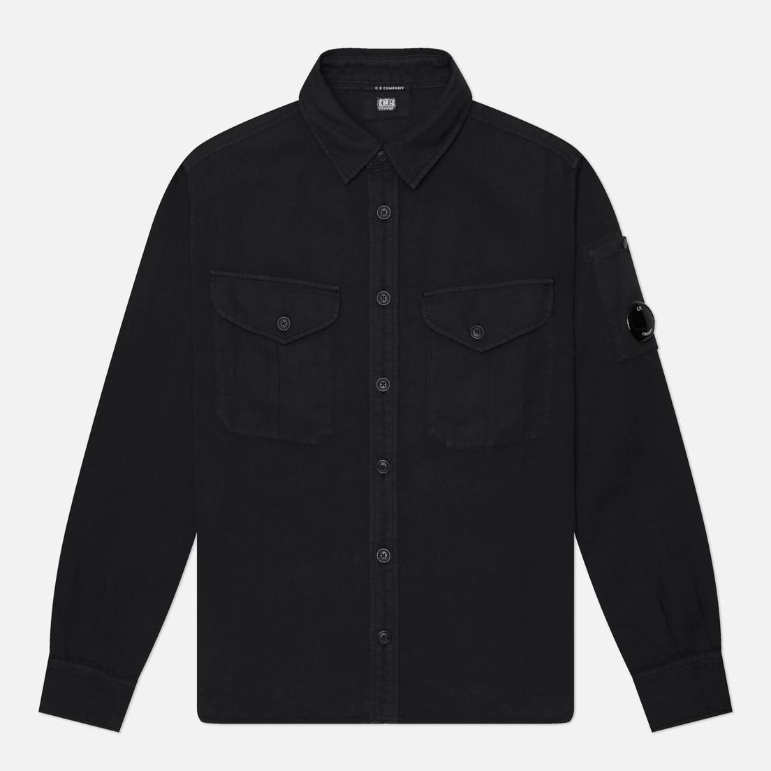 C.P. Company Мужская рубашка Cotton/Linen Button