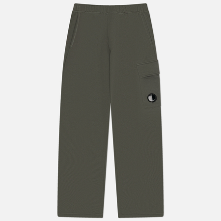 Мужские брюки C.P. Company Diagonal Raised Fleece Cargo Regular Fit, цвет серый, размер XL