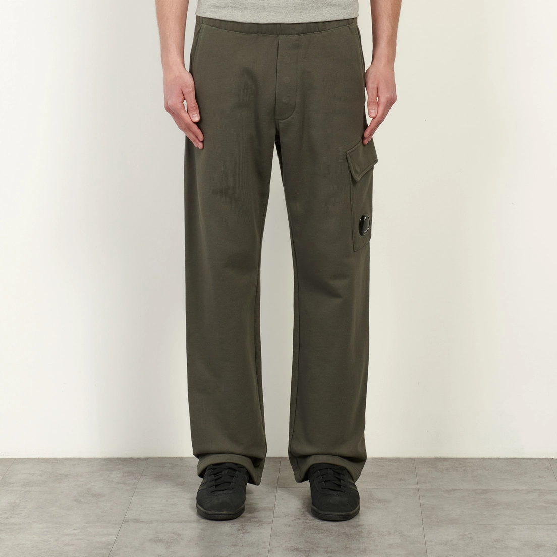 C.P. Company Мужские брюки Diagonal Raised Fleece Cargo Regular Fit