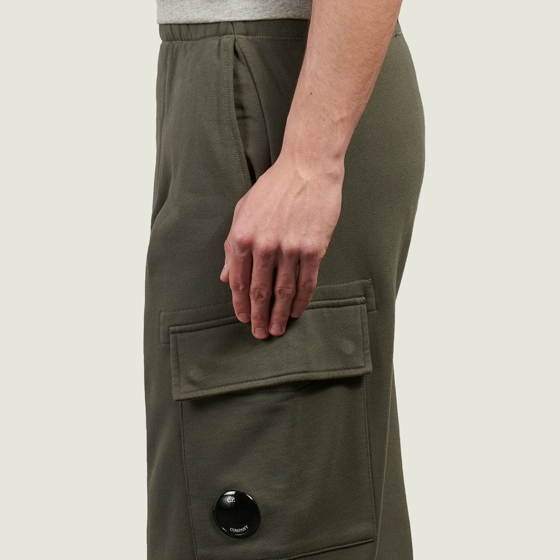C.P. Company Мужские брюки Diagonal Raised Fleece Cargo Regular Fit