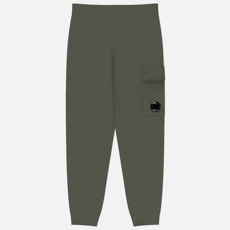 Мужские брюки C.P. Company Diagonal Raised Fleece Lens Regular Fit, цвет серый, размер XL