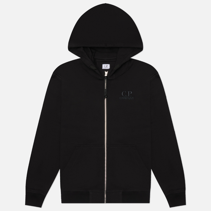 Мужская толстовка C.P. Company Diagonal Raised Fleece Zip Hoodie
