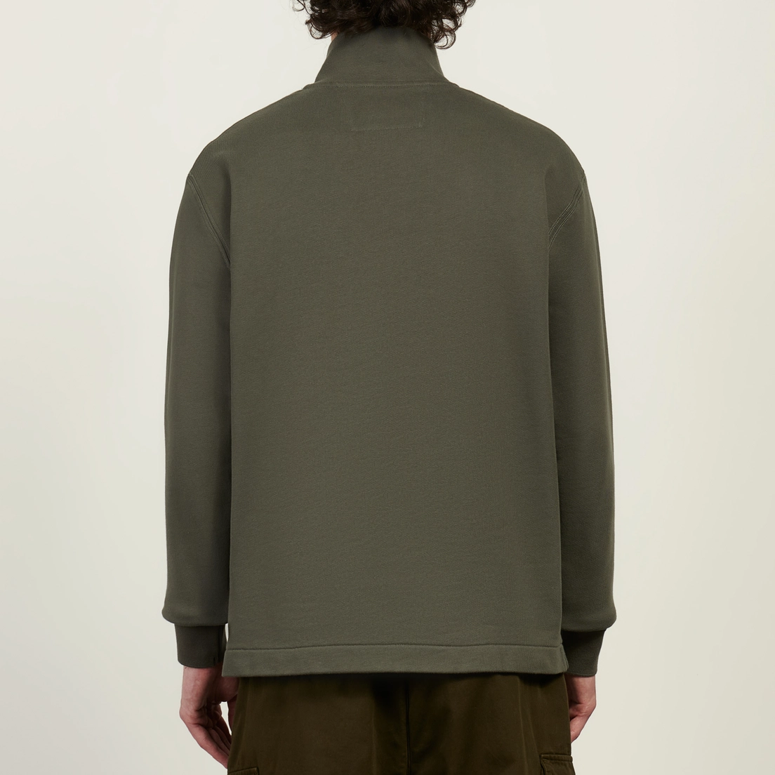 C.P. Company Мужская толстовка Diagonal Raised Fleece Half Zip Regular