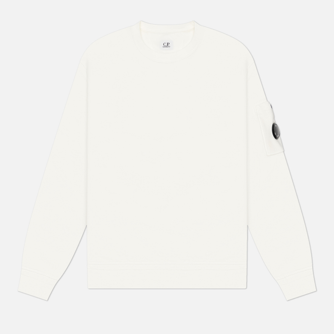 Мужская толстовка C.P. Company Cotton Diagonal Fleece Crewneck Lens