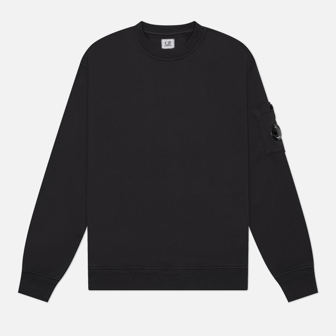 Мужская толстовка C.P. Company Cotton Diagonal Fleece Crewneck Lens