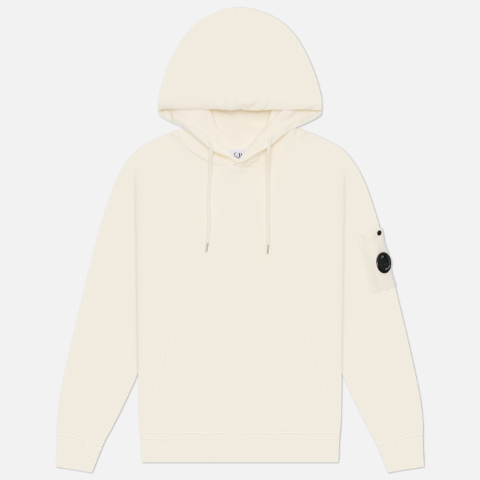 Мужская толстовка C.P. Company Cotton Diagonal Fleece Hoodie Lens