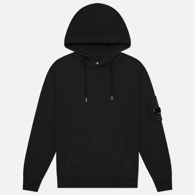 Мужская толстовка C.P. Company Cotton Diagonal Fleece Hoodie Lens