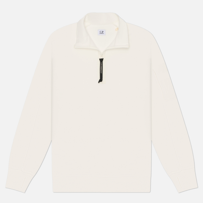 Мужская толстовка C.P. Company Diagonal Raised Fleece Half Zip Lens Regular