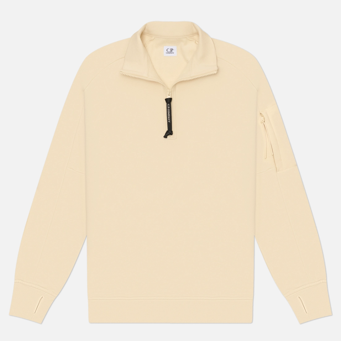C.P. Company Мужская толстовка Diagonal Raised Fleece Half Zip Lens Regular