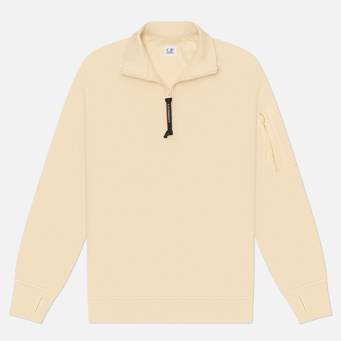 Мужская толстовка C.P. Company Diagonal Raised Fleece Half Zip Lens Regular