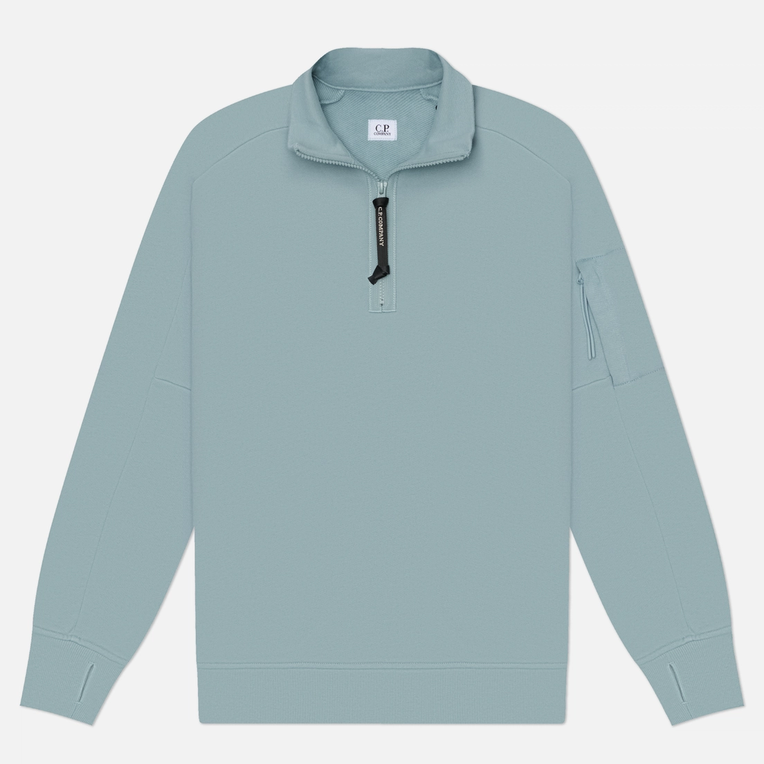 C.P. Company Мужская толстовка Diagonal Raised Fleece Half Zip Lens Regular