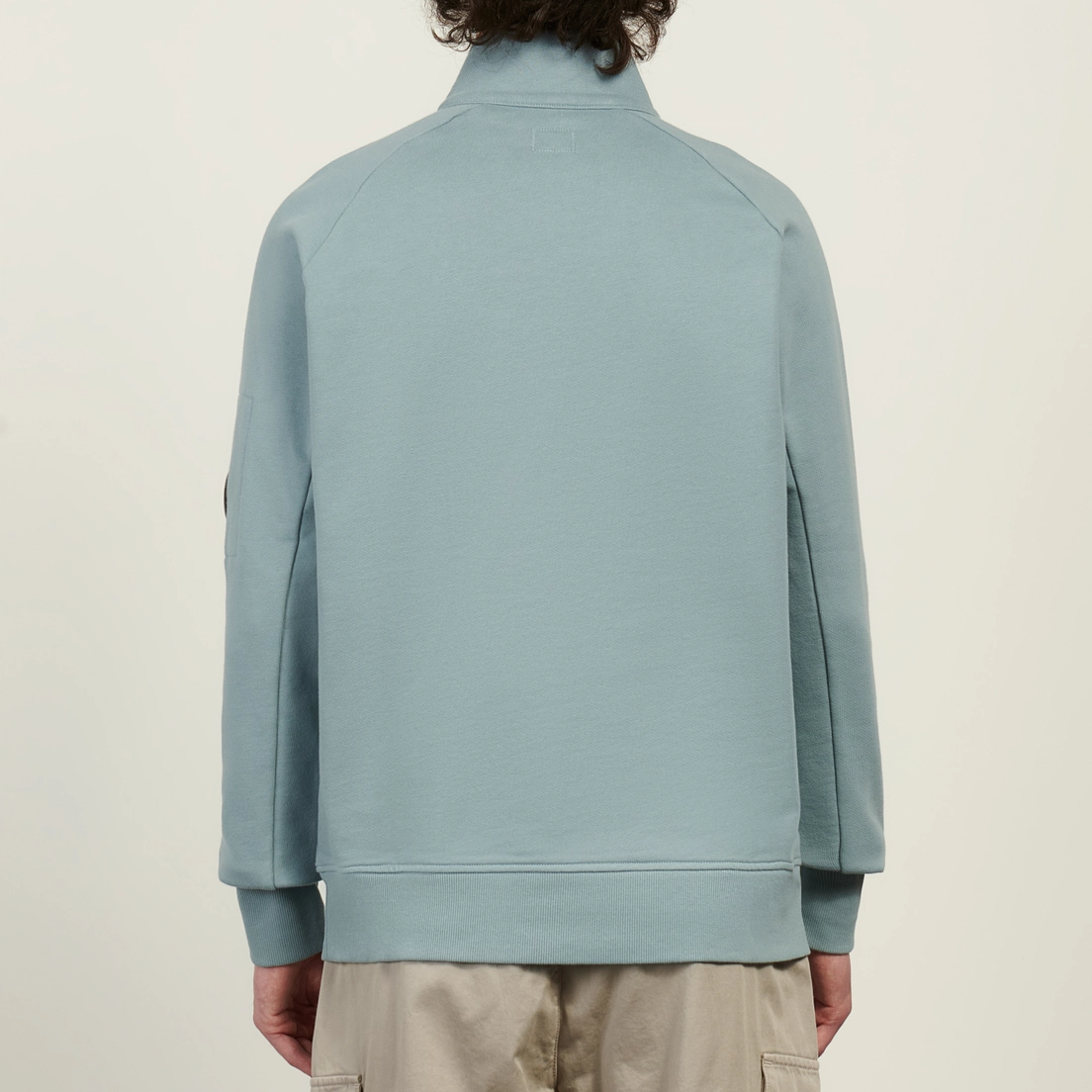 C.P. Company Мужская толстовка Diagonal Raised Fleece Half Zip Lens Regular