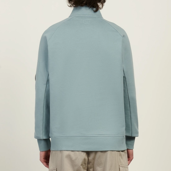 Мужская толстовка C.P. Company Diagonal Raised Fleece Half Zip