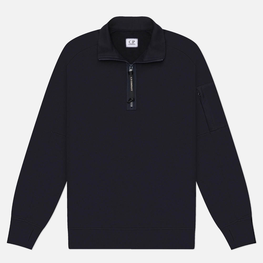 C.P. Company Мужская толстовка Diagonal Raised Fleece Half Zip Lens Regular