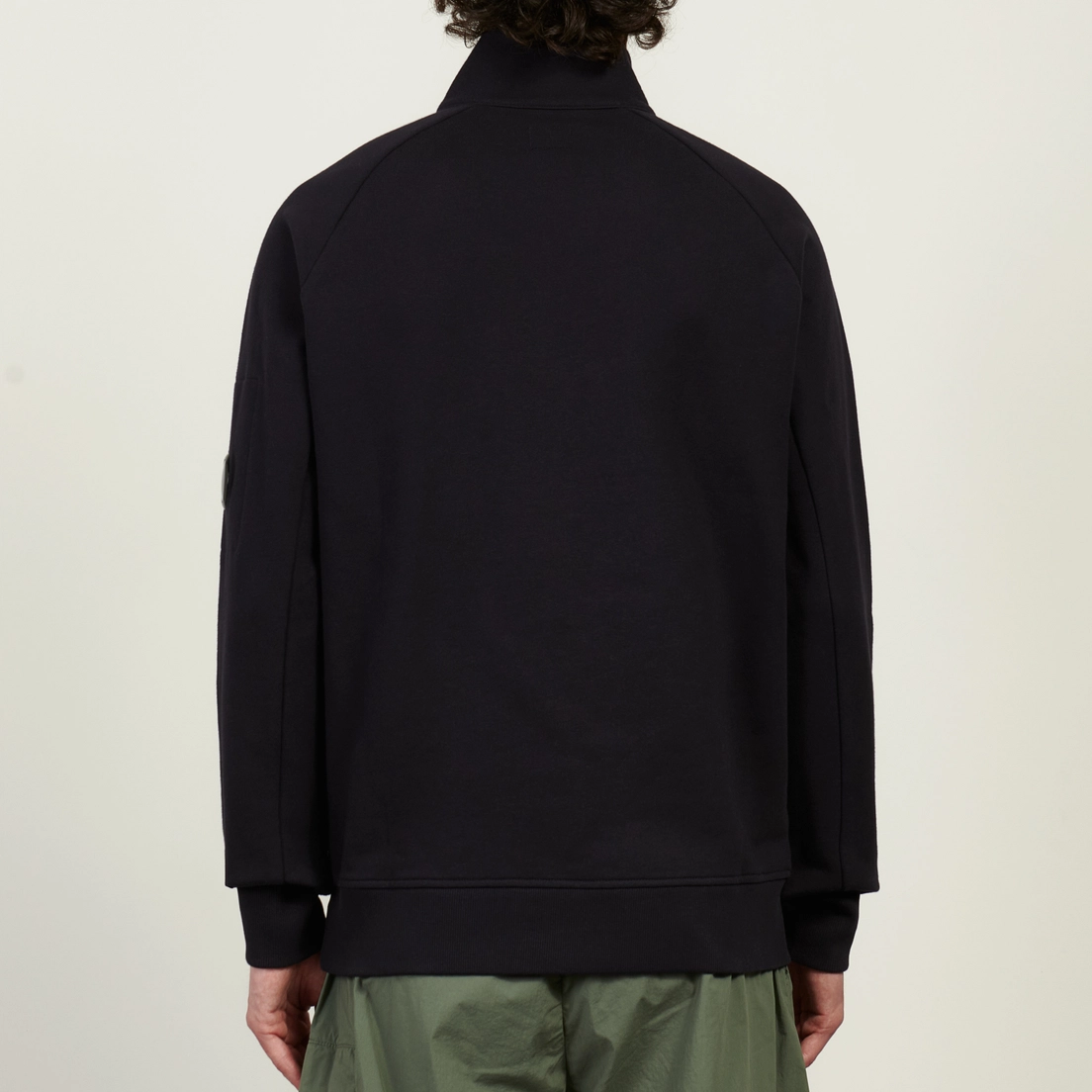 C.P. Company Мужская толстовка Diagonal Raised Fleece Half Zip Lens Regular