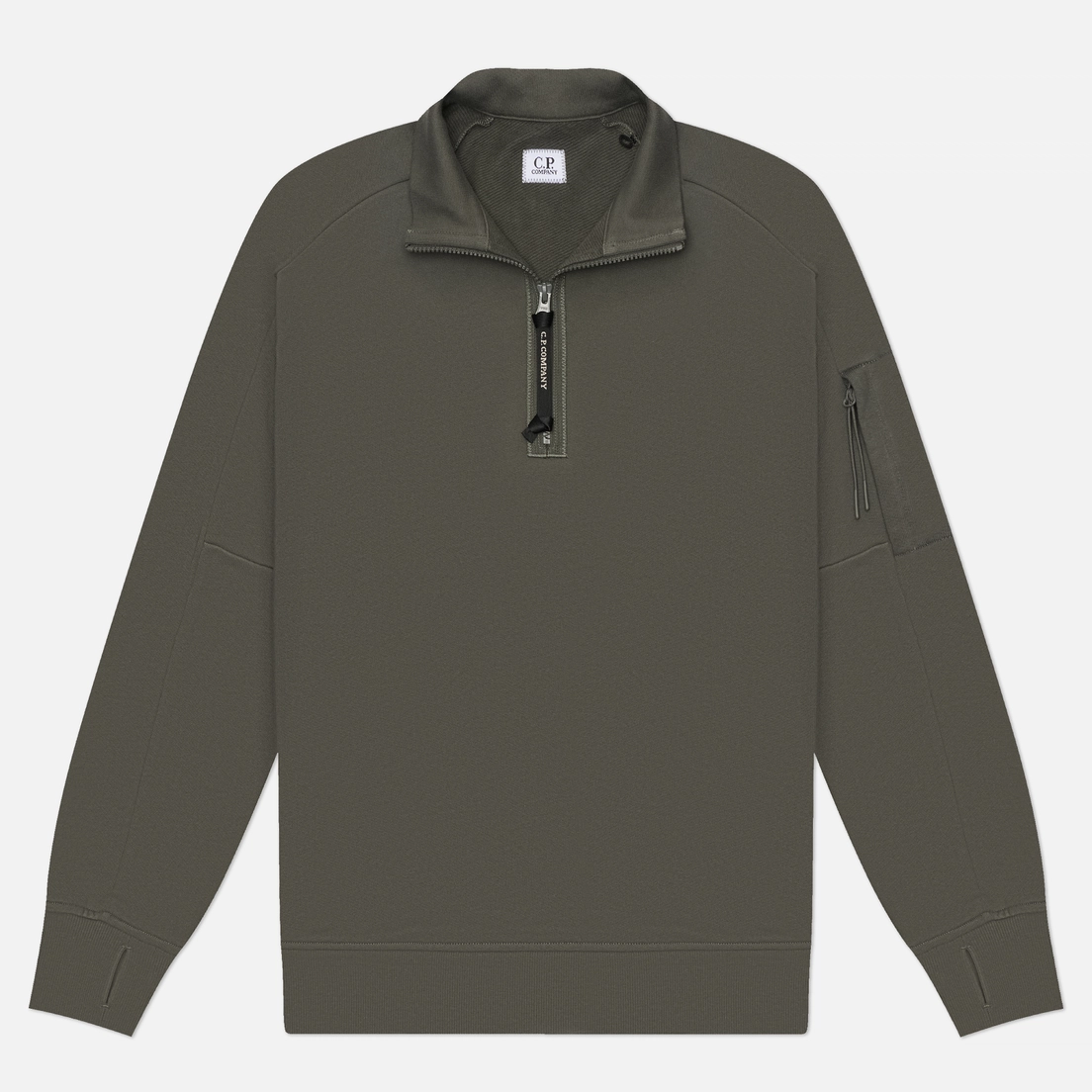C.P. Company Мужская толстовка Diagonal Raised Fleece Half Zip Lens Regular